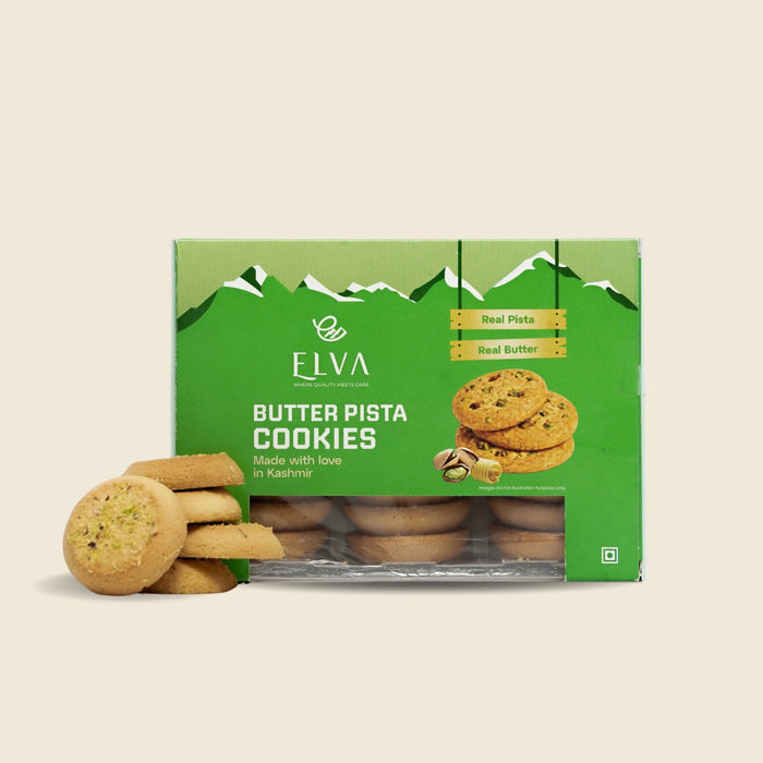 Butter Pista Cookies